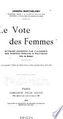 Le vote des femmes
