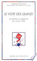 Le vote des Quinze