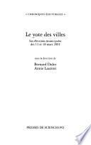 Le vote des villes