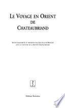 Le voyage en Orient de Chateaubriand