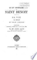 Le XIVe centenaire de saint Benoit