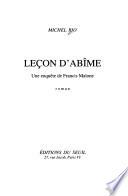 Leçon d'abîme