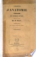 Leçons d'anatomie comparée de Georges Cuvier