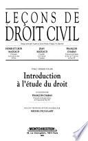 Leçons de droit civil
