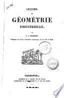 Leçons de géométrie industrielle par L. L. Vincenot