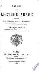 Leçons de lecture arabe