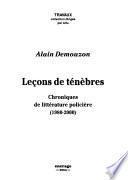 Leçons de ténèbres
