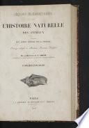 Leçons Élémentaires Sur L'histoire Naturelle Des Animaux