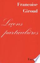 Leçons particulières