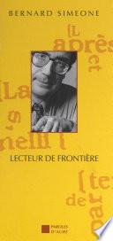 Lecteur de frontière
