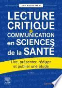 Lecture critique et communication en sciences de la santé