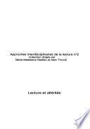 Lecture et altérités
