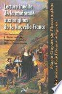 Lecture inédite de la modernité aux origines de la ...