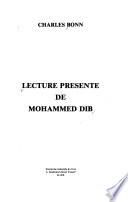 Lecture presenté de Mohammed Dib
