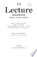 Lecture rétrospective