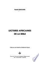 Lectures africaines de la Bible
