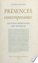 Lectures américaines des années 80