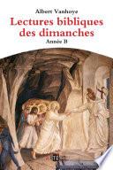 Lectures bibliques des dimanches, Année B