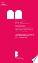 Lectures de l'Epître aux Romains