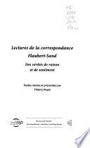 Lectures de la correspondance Flaubert-Sand