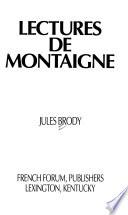 Lectures de Montaigne