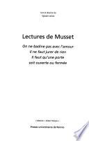 Lectures de Musset