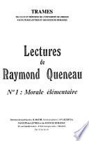 Lectures de Raymond Queneau