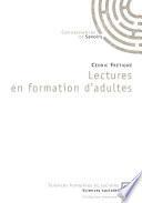 Lectures en formation d'adultes