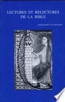 Lectures et relectures de la Bible