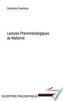 Lectures phénoménologiques de Mallarmé