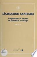 Législation sanitaire
