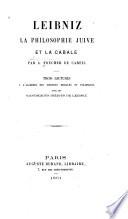 Leibniz, la philosophie juive et la Cabale