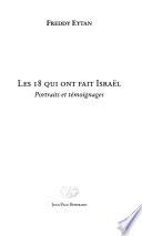 Les 18 qui ont fait Israël