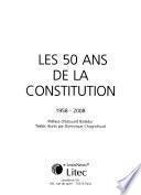 Les 50 ans de la Constitution