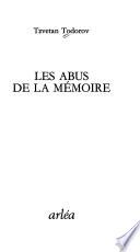 Les abus de la mémoire