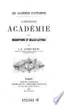 Les académies d'autrefois