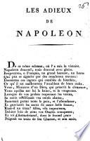 Les adieux de Napoleon