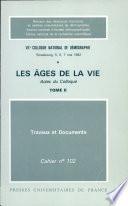 Les âges de la vie