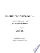 Les Alpes françaises, 1940-1944