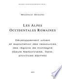 Les Alpes occidentales romaines
