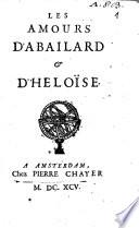 Les amours d'Abailard & d'Heloïse
