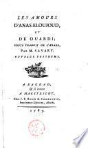 Les amours d'Anas-Eloujoud et de Ouardi