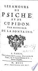 Les amours de Psiché et de Cupidon ; Adonis