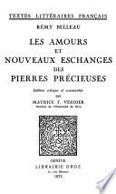 Les Amours et Nouveaux Eschanges des Pierres Précieuses