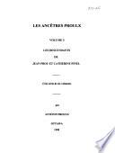 Les ancêtres Proulx