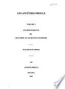 Les ancêtres Proulx