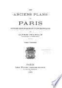 Les anciens plans de Paris