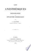 Les anesthésiques