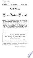 Les Annales du Mont St-Michel