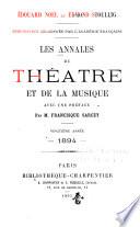 Les Annales du théâtre et de la musique